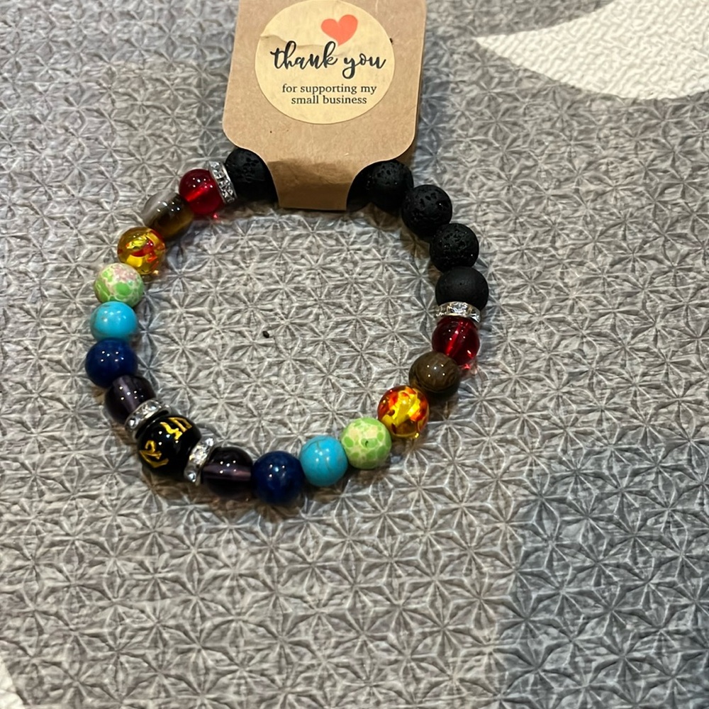 Yoga Chakras Bracelet New Beaded